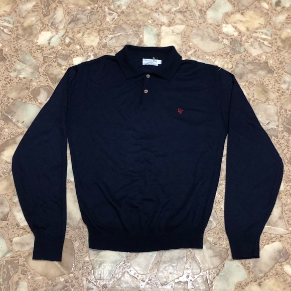 dior long sleeve polo